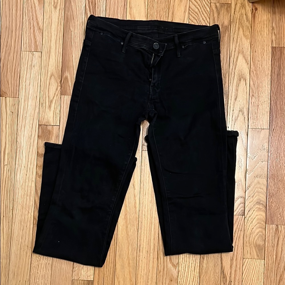 MOTHER Women's THE DOOZY Black Jeans